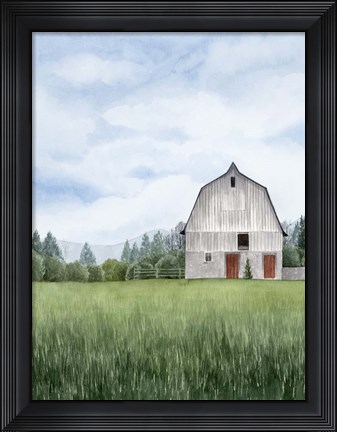 Framed Northern Acreage I Print