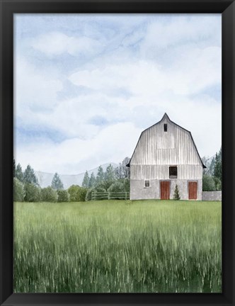 Framed Northern Acreage I Print