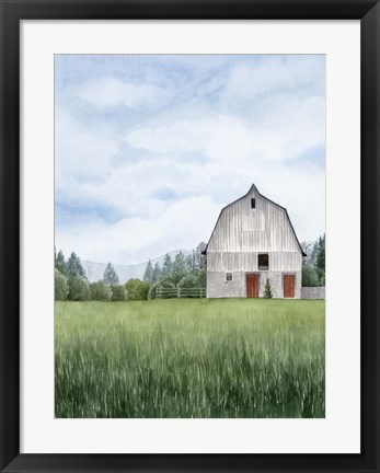 Framed Northern Acreage I Print