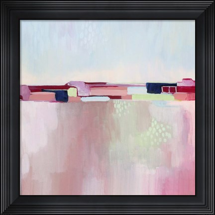 Framed Candy Cityscape I Print