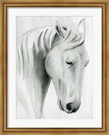 Framed Horse Whisper II Print