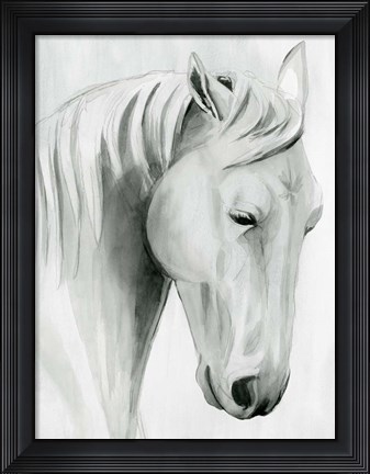Framed Horse Whisper II Print