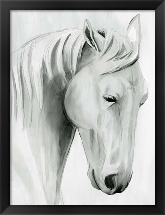 Framed Horse Whisper II Print