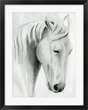 Framed Horse Whisper II Print