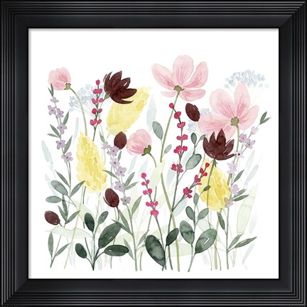 Framed May Posy I Print