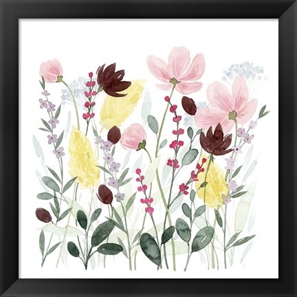 Framed May Posy I Print