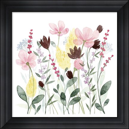 Framed May Posy II Print