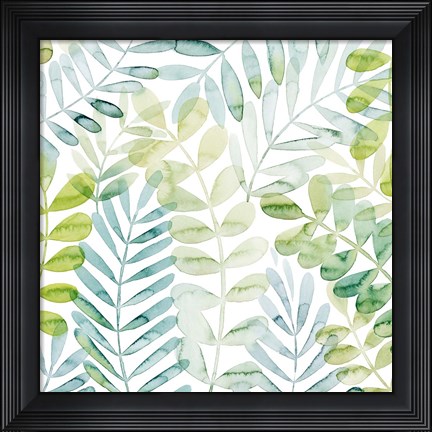 Framed Dancing Palms I Print