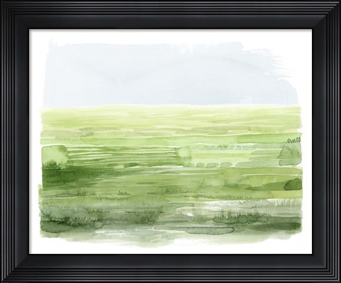 Framed Emerald Moors I Print