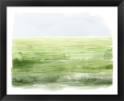 Framed Emerald Moors I Print