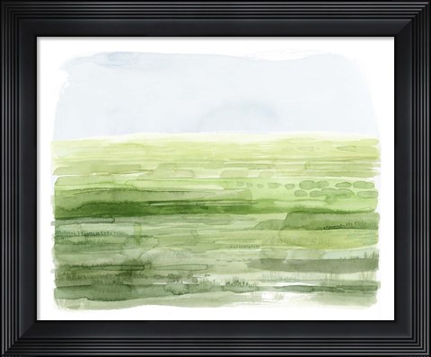 Framed Emerald Moors II Print