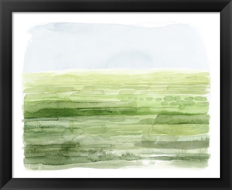 Framed Emerald Moors II Print