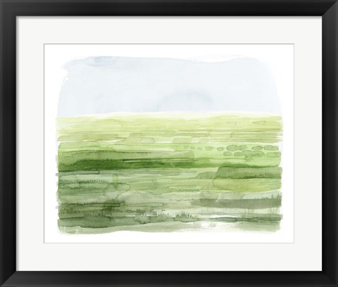 Framed Emerald Moors II Print