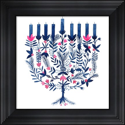 Framed Boho Hanukkah I Print