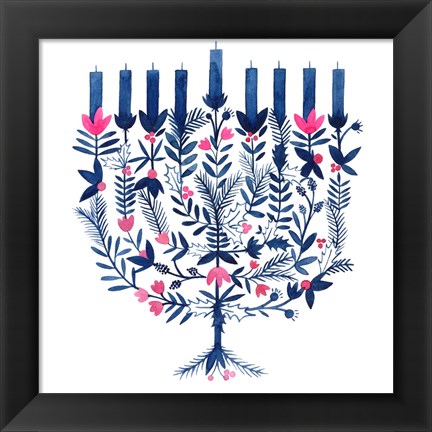 Framed Boho Hanukkah I Print