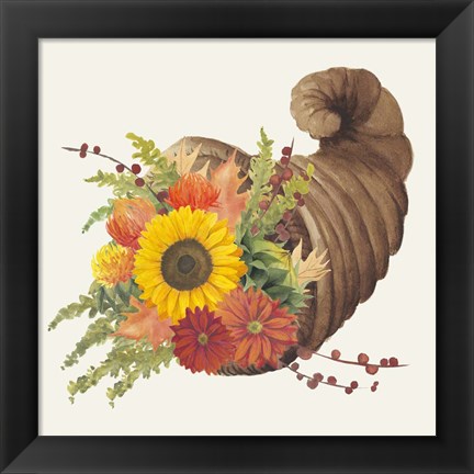 Framed Colorful Cornucopia II Print