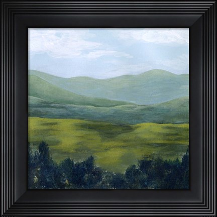 Framed Open Valley I Print