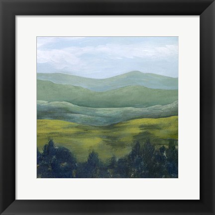 Framed Open Valley II Print