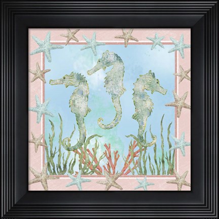Framed Coastal Life I Print
