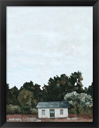 Framed Forest Cottage II Print