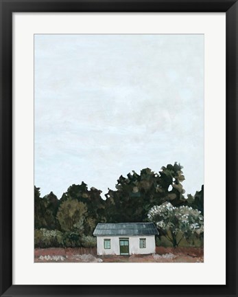 Framed Forest Cottage II Print