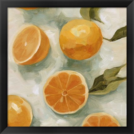 Framed Fresh Citrus I Print