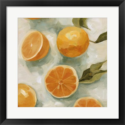 Framed Fresh Citrus I Print