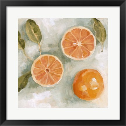 Framed Fresh Citrus II Print