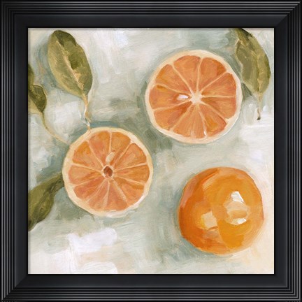 Framed Fresh Citrus III Print