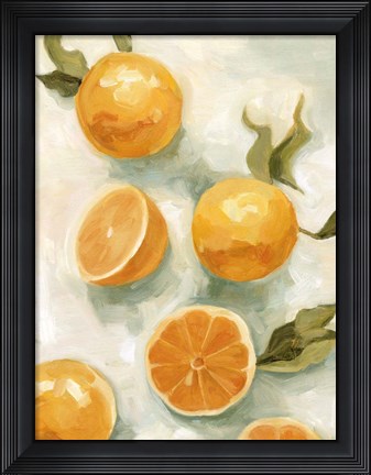Framed Fresh Citrus V Print