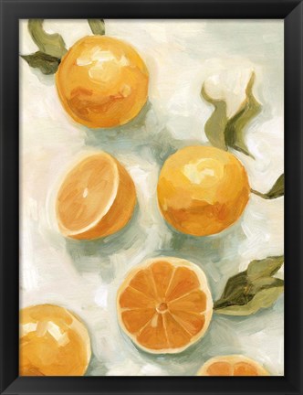 Framed Fresh Citrus V Print