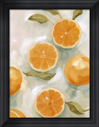 Framed Fresh Citrus VI Print