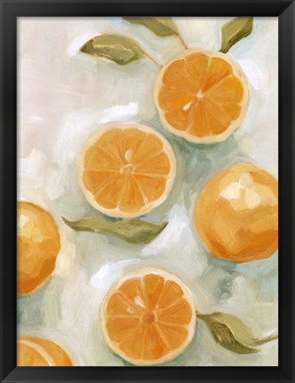 Framed Fresh Citrus VI Print