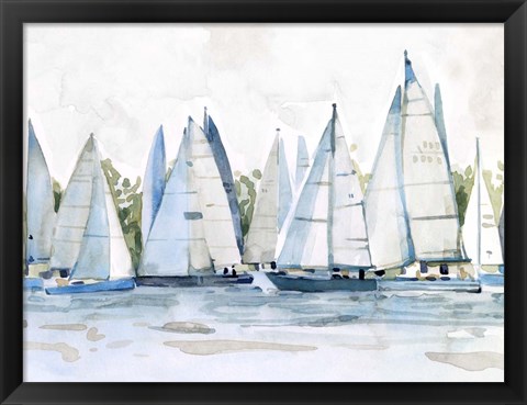 Framed Pastel Marina II Print