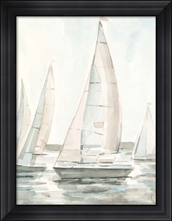 Framed Soft Sail I Print