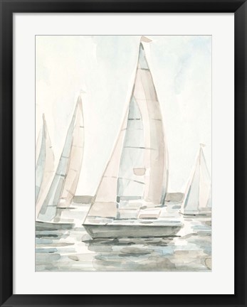 Framed Soft Sail I Print