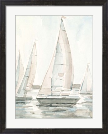 Framed Soft Sail I Print