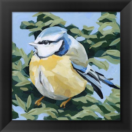 Framed Painterly Bird II Print
