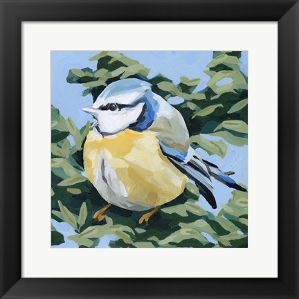 Framed Painterly Bird II Print