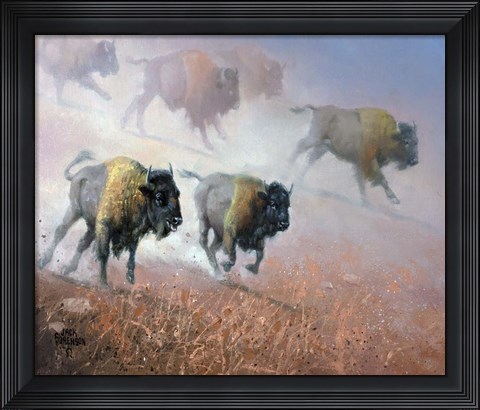 Framed Plains Thunder Print
