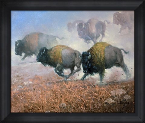 Framed Prairie Thunder Print