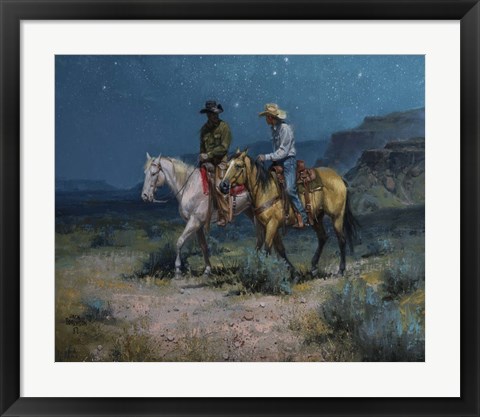 Framed Night Riders Print