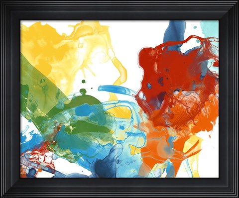 Framed Primary Abstract II Print