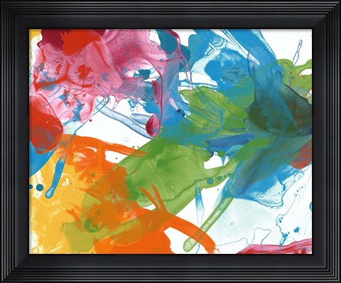 Framed Primary Abstract III Print