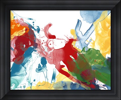 Framed Primary Abstract IV Print