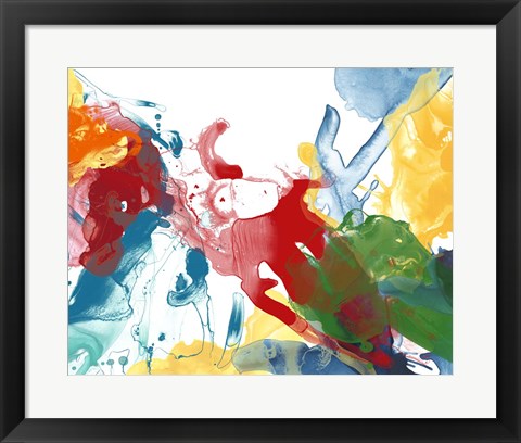 Framed Primary Abstract IV Print