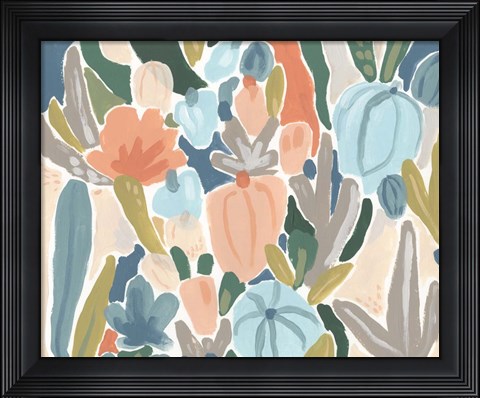 Framed Meadow Gala II Print