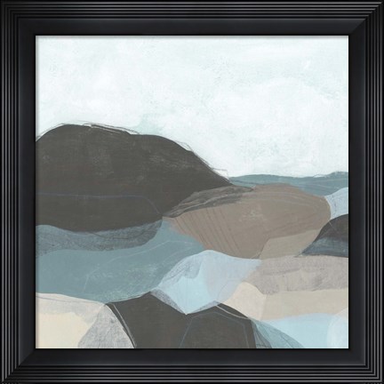 Framed Riverbend Valley I Print