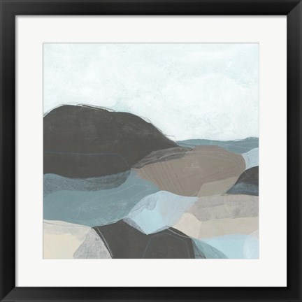 Framed Riverbend Valley I Print