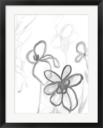 Framed Winter Garden I Print